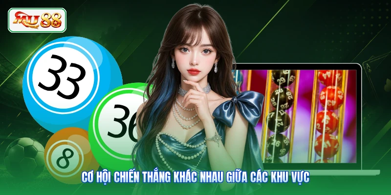 Cơ hội chiến thắng khác nhau giữa các khu vực