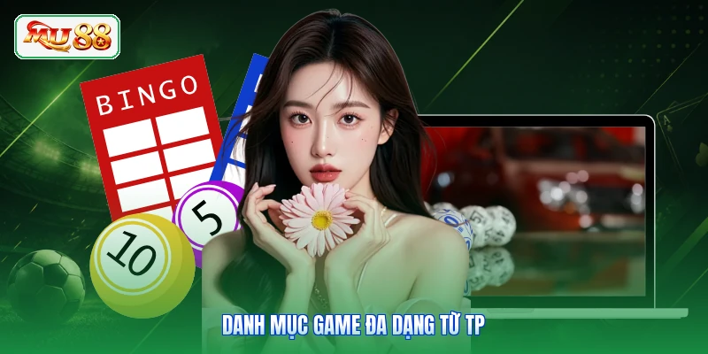 Danh mục game đa dạng từ TP