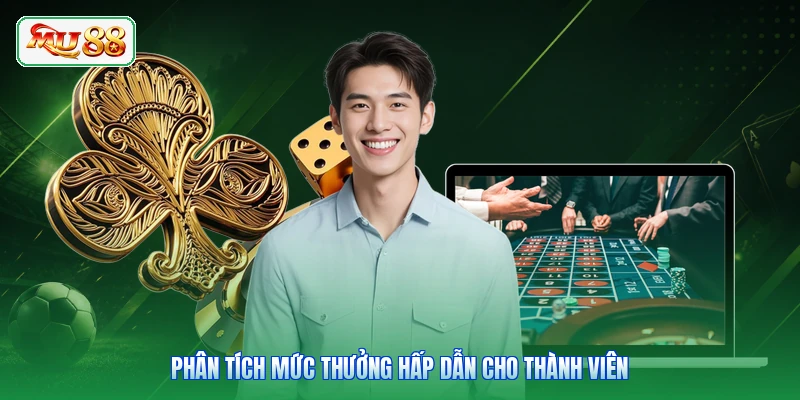 Phân tích mức thưởng hấp dẫn cho thành viên