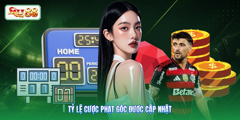 Tỷ lệ cược phạt góc được cập nhật